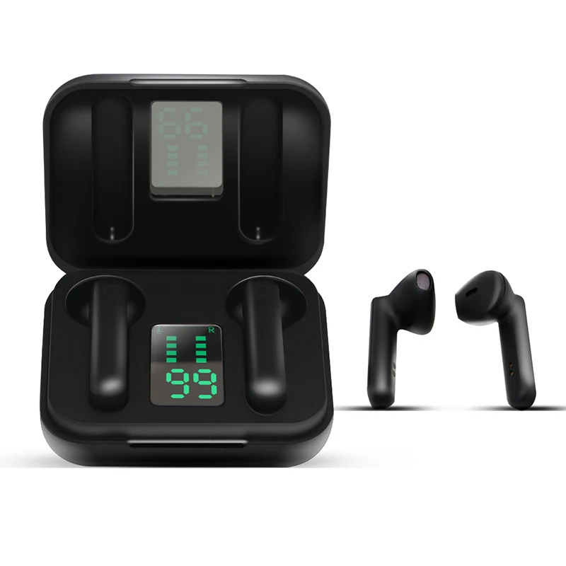 TWS Bluetooth беспроводные наушники спортивные стерео светодиодный дисплей мини
