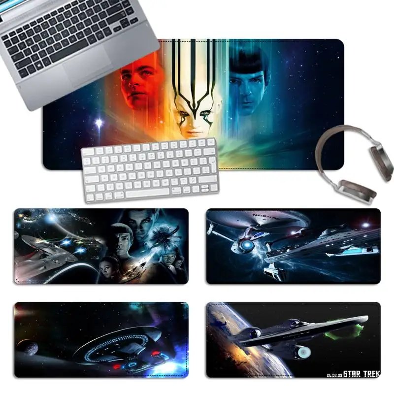 Защита Star Trek игровой Мышь коврик Pad большие для рабочего стола компьютер площадку