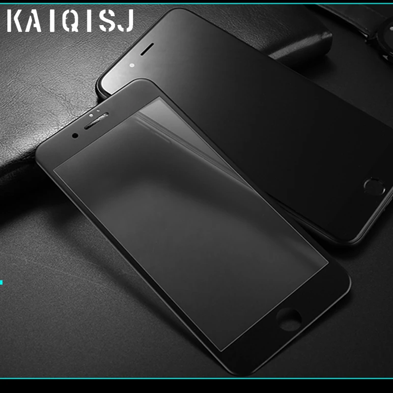 

KAIQISJ Full Cover Tempered Glass on For iPhone7 8 6 6s Plus Screen Protector Protective Film For iPhone X XS Max XR Curved Edge