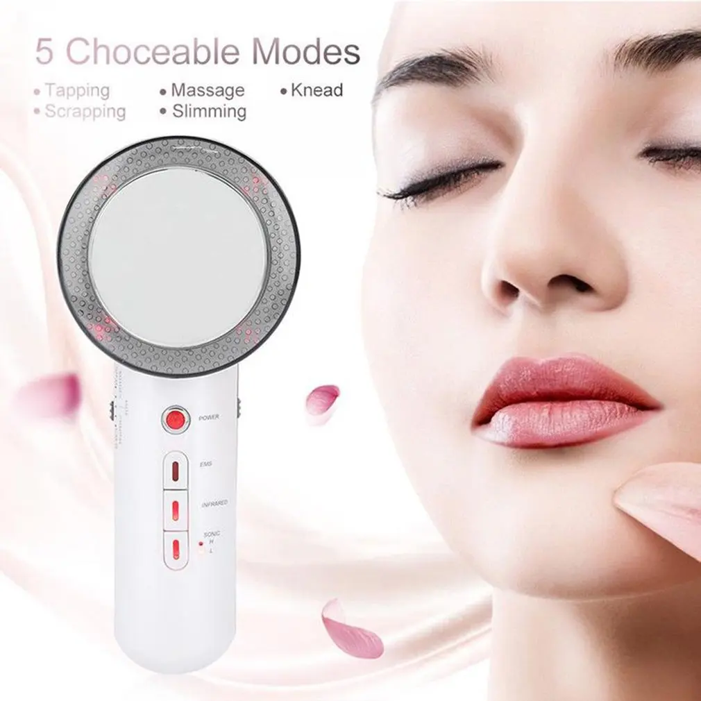  Three-In-One Slimming Instrument Massager Led Beauty Instrument Ems Ultrasonic Micro-Electric Skin  - 4000518378362