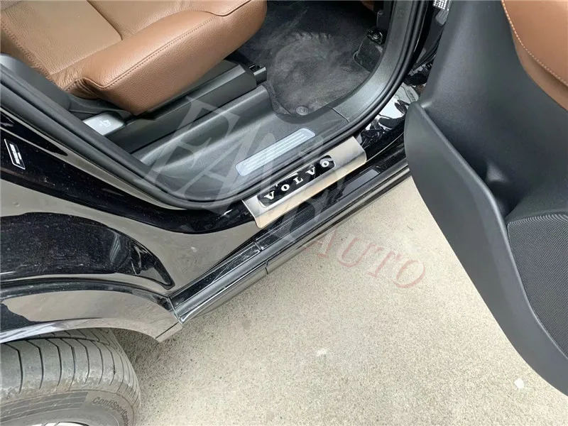 Нержавеющая сталь порога Накладка защита порогов защитная накладка для Volvo XC90