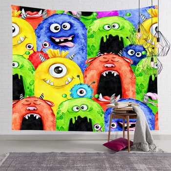 

Halloween party All Saints' day landscapel Wall hanging Tapestry fabric living wall mural Yoga beach mat tapiz гобелен на стену