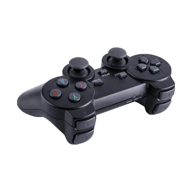 Consolas inalámbricas para videojuegos, mandos minis clásicos de 4K HD 2,4G, 64GB con 10000 juegos, TV, mando familiar compatible con PS1/GBA/MD 5