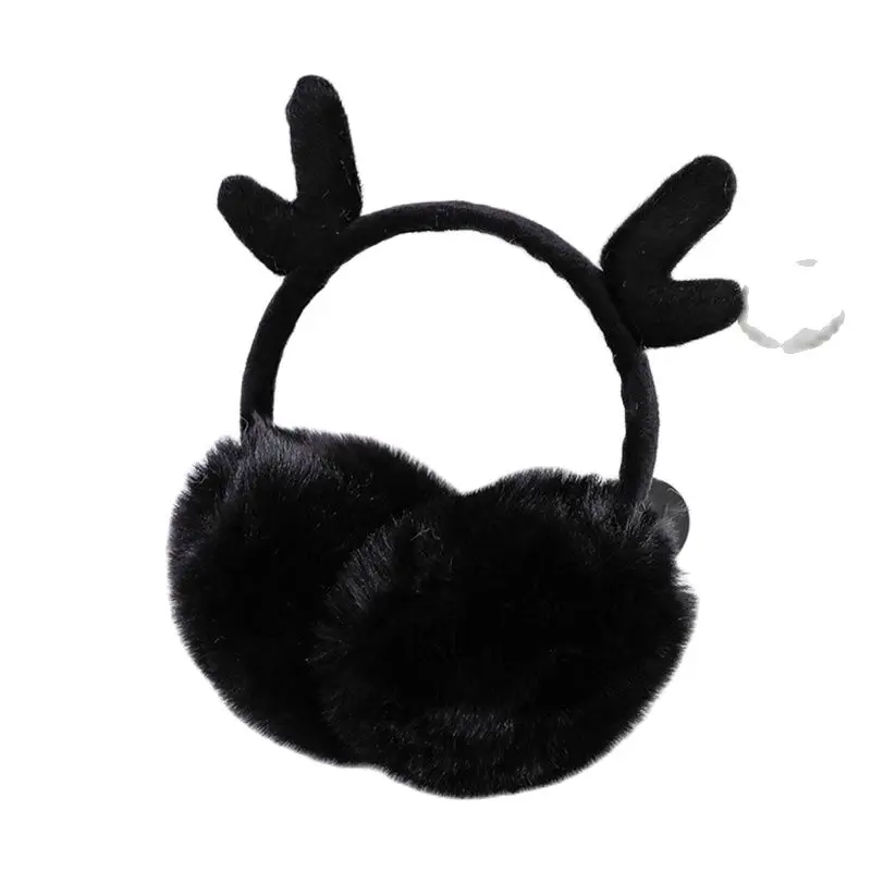 New Creative Antler Shape Winter Boys And Girls Universale Pieghevole Imitazione Coniglio Capelli Caldi Paraorecchie Per Studenti
