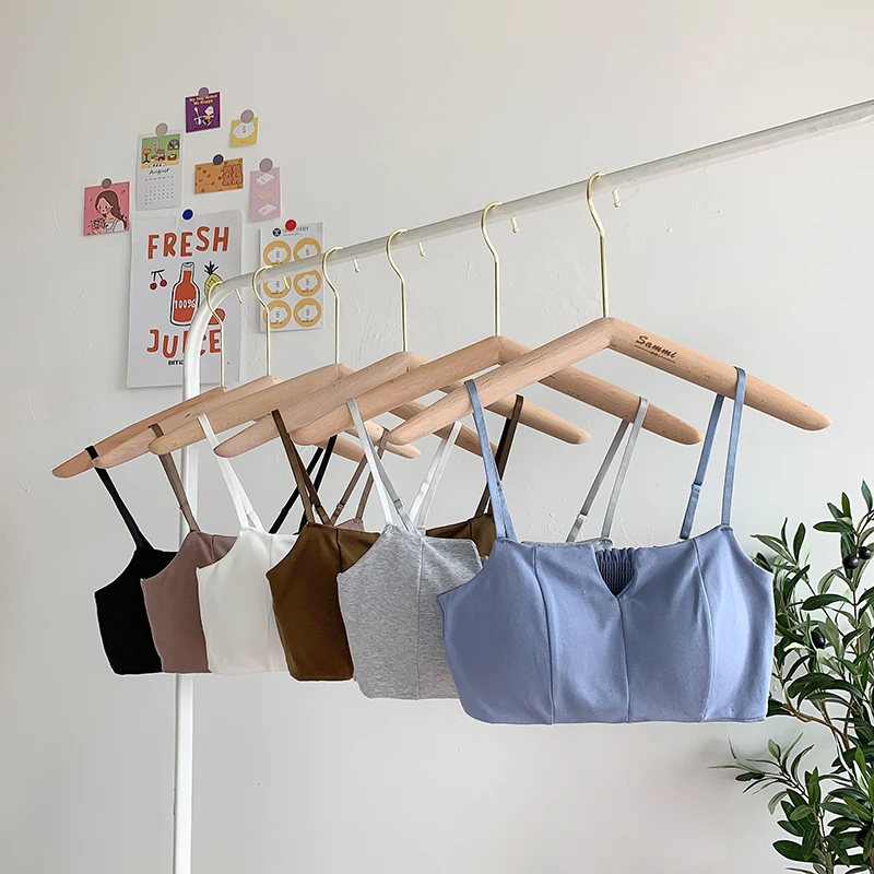 Бюстгальтер женский с чашками пуш-ап хлопковый бесшовный квадратным вырезом