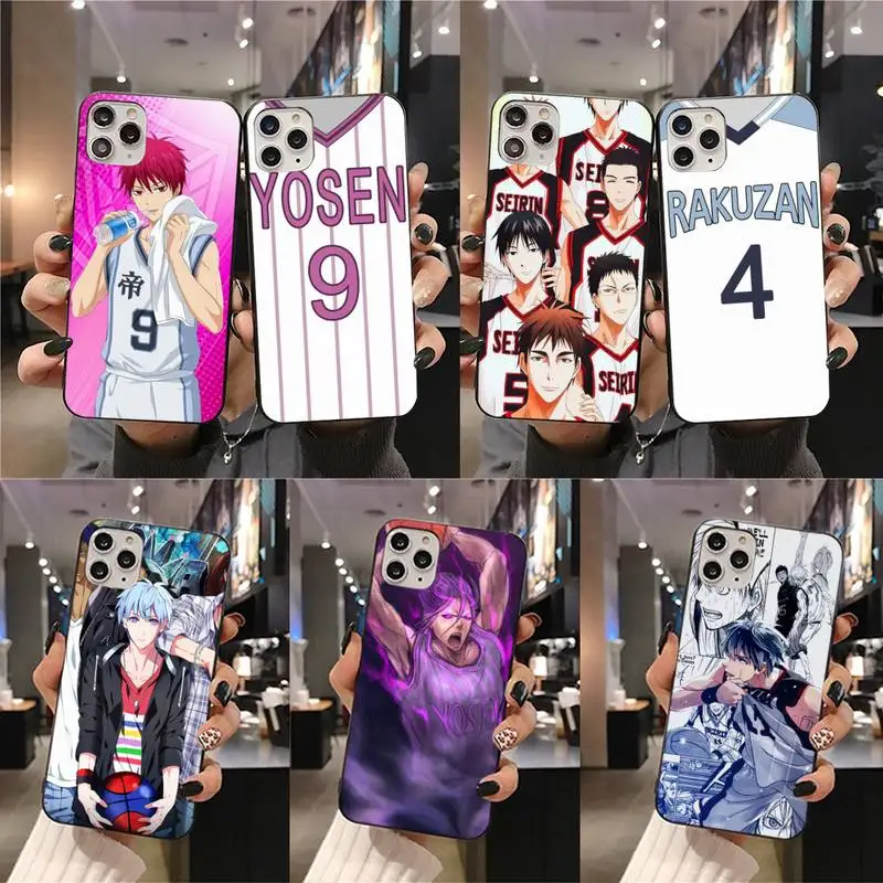 HPCHCJHM Аниме Kuroko No Basket Bling милый чехол для телефона iPhone 11 pro XS MAX 8 7 6 6S Plus X 5S SE 2020 XR