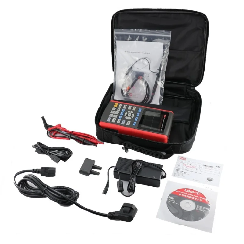 UNI-T UTD1050CL Ручной цифровой осциллограф Scopemeter мультиметр измеритель объема полностью автоматическая шкала осциллографы с мультиметром