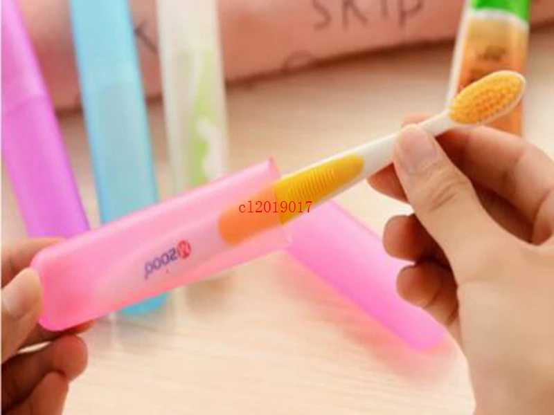 1 шт. пластиковый держатель для зубных щеток коробка портативная походная зубная