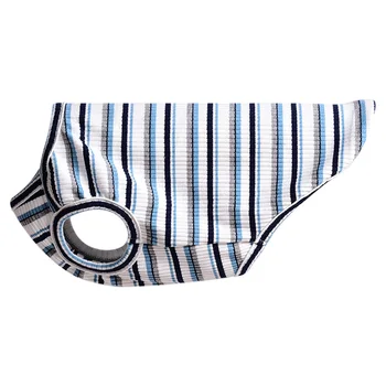 

Soft Sleeveless Puppy Casual Striped Gift Cat Apparel Dog Vest Elastic Spring Summer Fashion Pet Clothes Cute Outdoor Walking