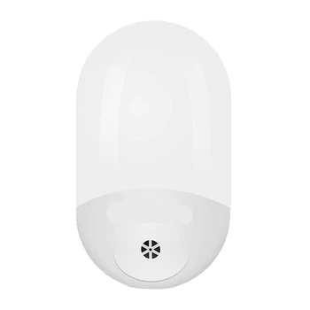 

1Pcs LED PIR Motion Sensor Smart Night Light AC 100-240V for Bathroom Home Lamp Lighting Bulb US Plug White