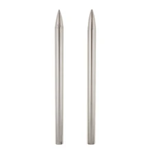 4 шт. Паракорд иглы для шнуровки для сшивания иглы для браслета для ручной работы серебро