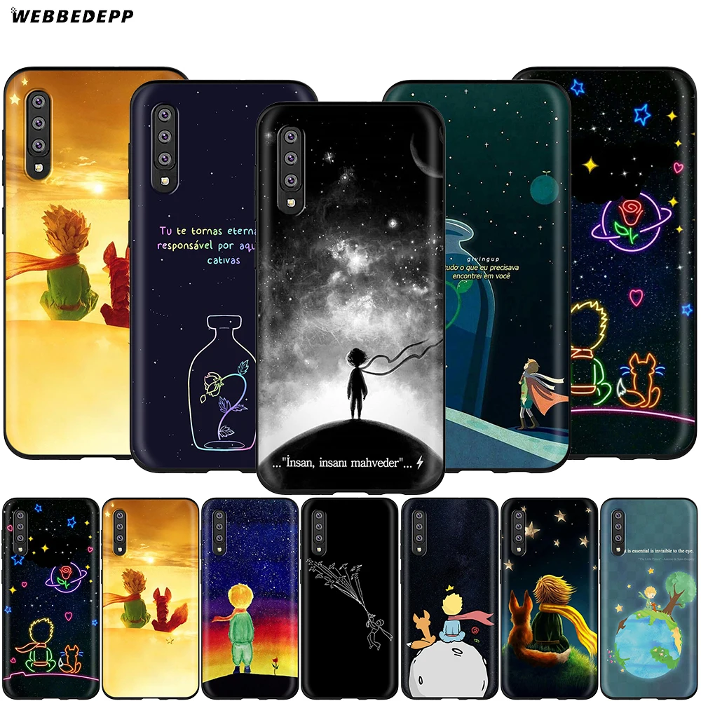 Webbedepp чехол с изображением Маленького принца для Samsung Galaxy A2 J4 J6 J7 Duo J8 Core Prime 2018 A20E A70S