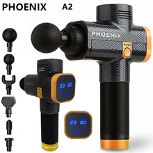 Новый массажный пистолет Phoenix A2 с сенсорным экраном, массажер для глубоких мышц, массажер для снятия боли в мышцах и шеи, релаксация упражнений, снижение веса Новый массажный пистолет Phoenix A2 с сенсорным экраном, массажер для глубоких мышц, массажер для снятия боли в мышцах и шеи, релаксация упражнений, снижение веса
