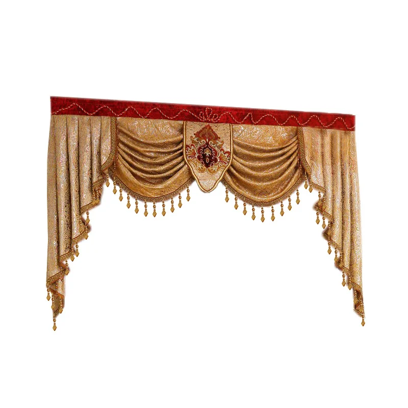 

Luxury custom valance Used for curtains at the top (Buy VALANCE dedicated link/Not including Cloth curtain and tulle)