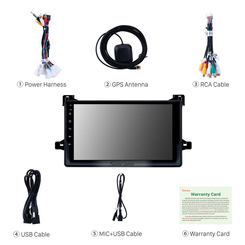 Автомагнитола Seicane 9 дюймов Android 10 0 2016 Toyota Prius GPS радио аудио плеер поддержка TPMS