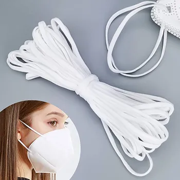 

Elastic Rope For Face Mask Width Elastic Cord For Crafts Elastic Rope Skin Care Mondkapjes Wasbaar Mouth Mask rope Masque