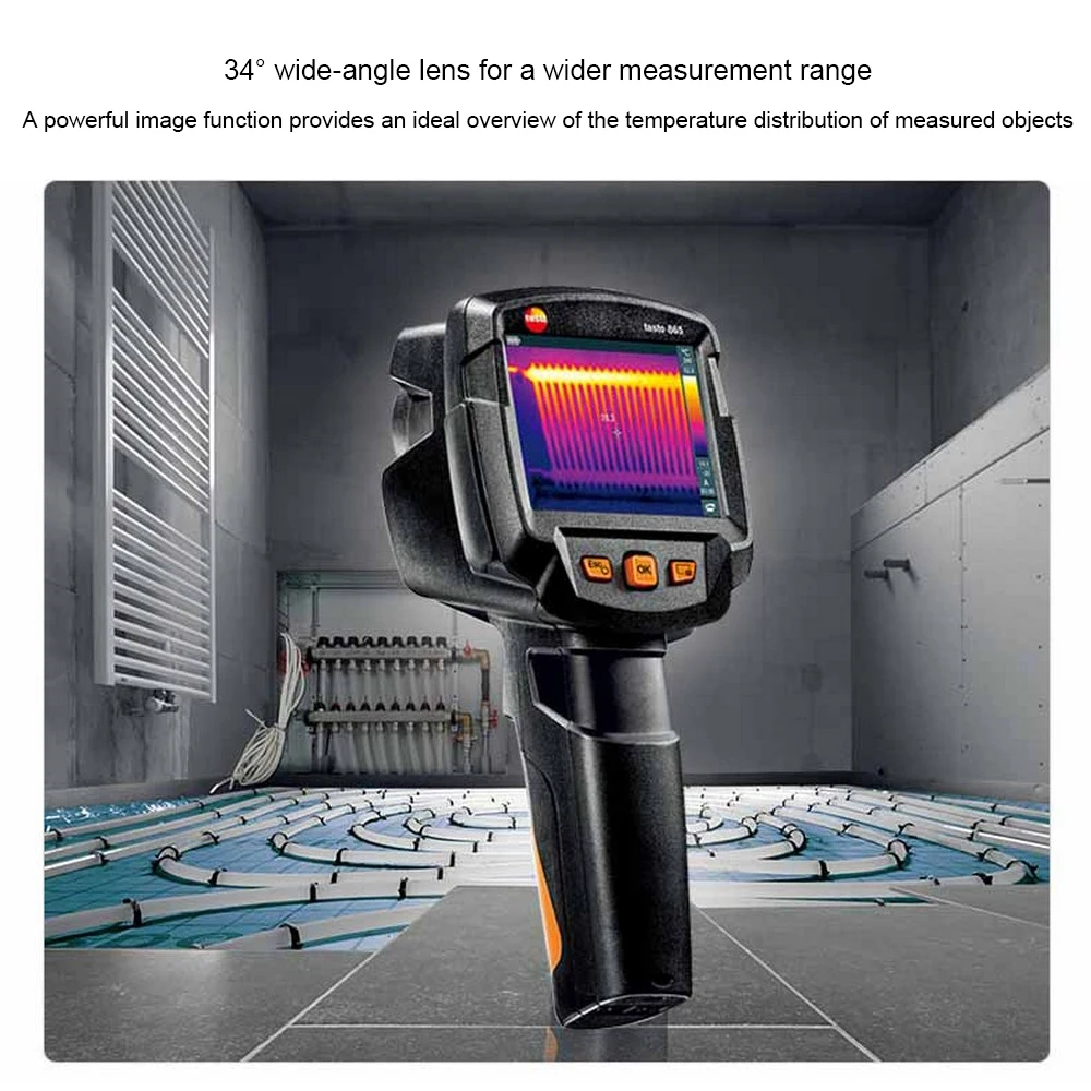 

Testo Infrared Thermal Thermometer Imager Original 868 865 0560 8650 with Testo Scale Assist Camera Thermal Imaging To Warm