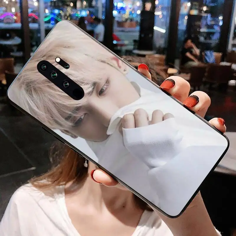 xiaomi leather case custom KPUSAGRT Shinee Jonghyun Đen Điện Thoại Ốp Lưng Cho Redmi Note 9 8 8T 8A 7 6 6A Đi Pro max Redmi 9 K20 4X xiaomi leather case case Cases For Xiaomi