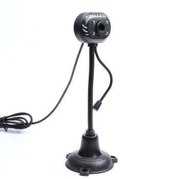 

USB 2.0 HD LED Web Camera with Microphone 480p Webcam for Computer PC Laptop Desktop LHB99