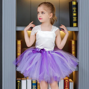 

Cute Summer Dress Kids Clothes Girls Two Pieces Set Baby Girl Lace Dress Girls Party Short Dance Clothes for Kids Princess Dress