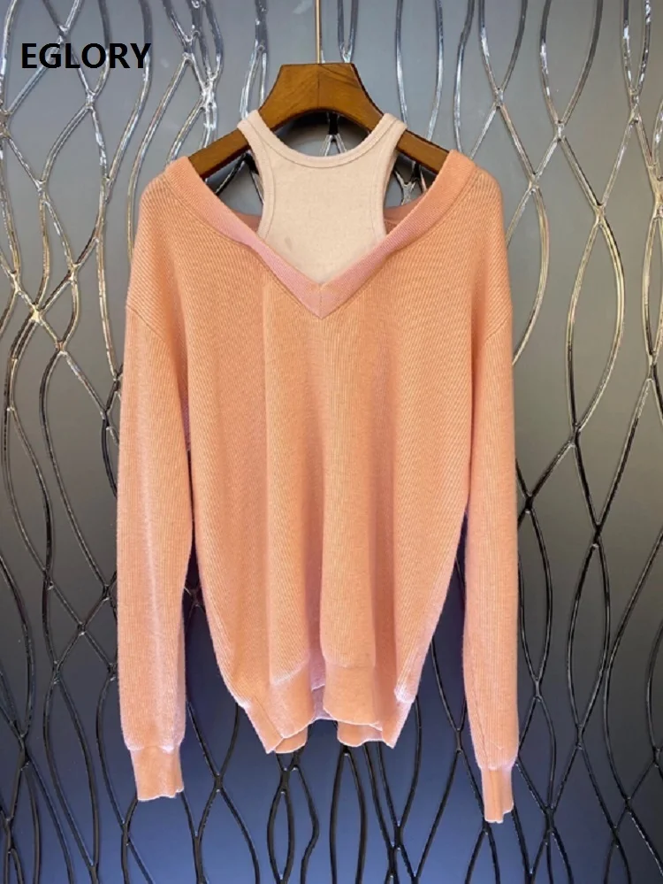 

High Quality Sweaters 2020 Autumn Winter Tops Women Sexy Off Shoulder Long Sleeve Pink Black Knitted Pullovers Ladies Knitwear