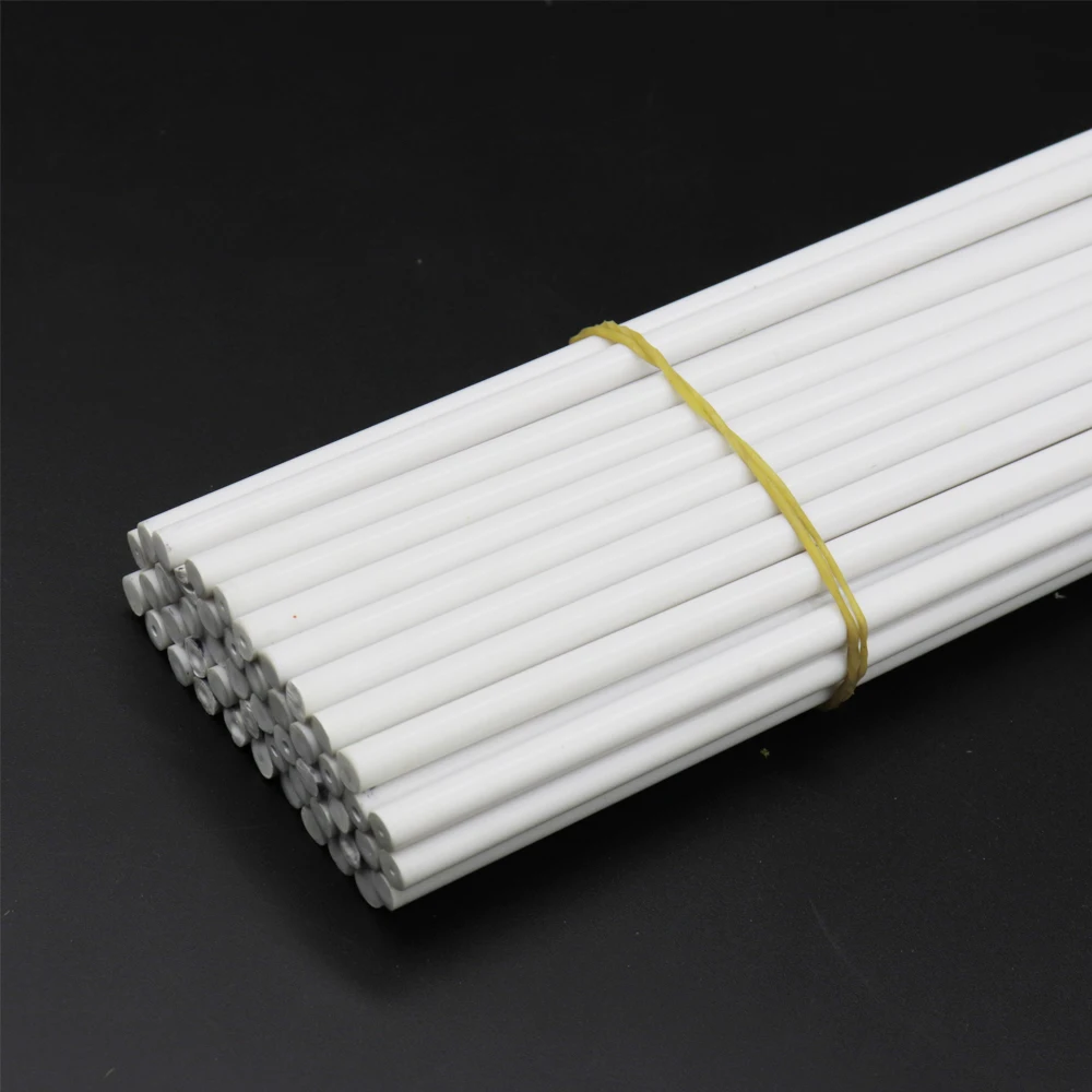 DIY ABS 원형 막대 직경 0.8mm-5mm 건축 건축 자재 모델 제작 키트, 시뮬레이션 집 레이아웃 길이 50cm