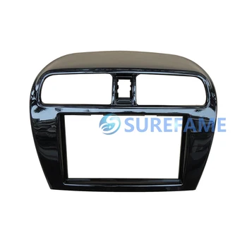 

Double Din Car Fascia Panel for Mitsubishi Mirage 2012+ Dash Kit Stereo Adapter CD DVD Trim Mount DVD Kit Facia Cover