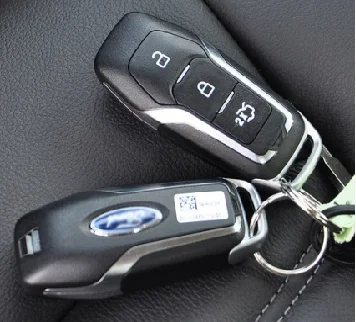 Для Mondeo 2013 Edge подлинное углеродное волокно ключи Чехол чехол дистанционного брелока оболочка Авто защитный