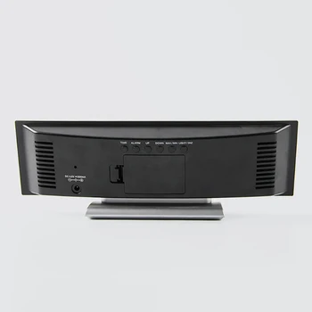 

Home Large Screen Digital Battery Alarm Clock Desktop Multifunction Electronic Temperature Humidity LCD Display Snooze Function