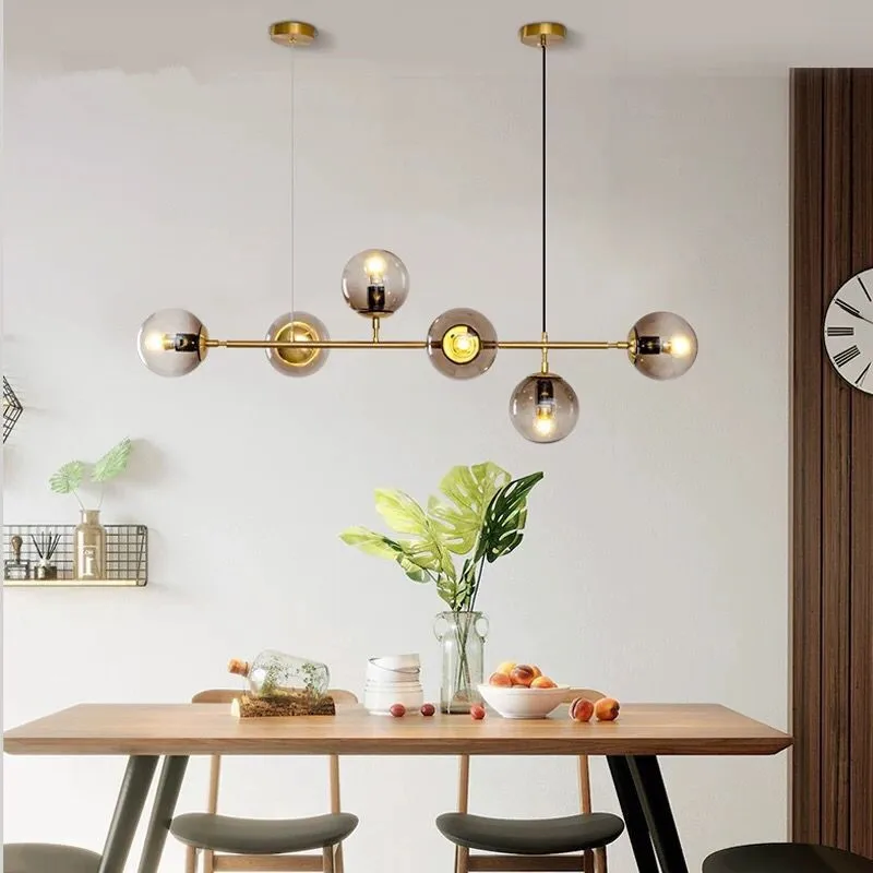 

hanging lamp luminaria pendente crystal restaurant living room deco chambre