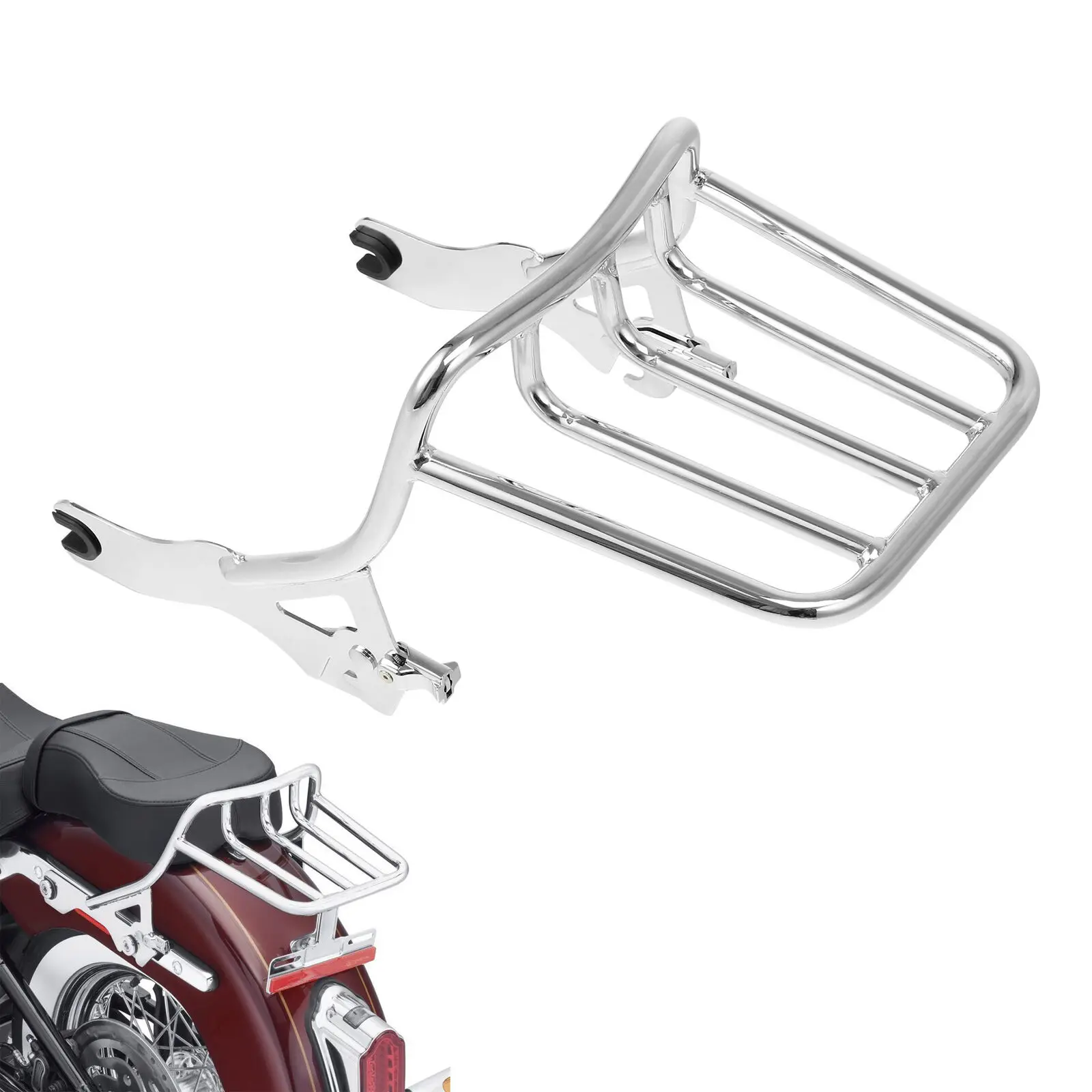 FEHLING Rearrack HD Softail Deluxe/Softail Heritage Classic/Softail Fat Boy/Breakout 