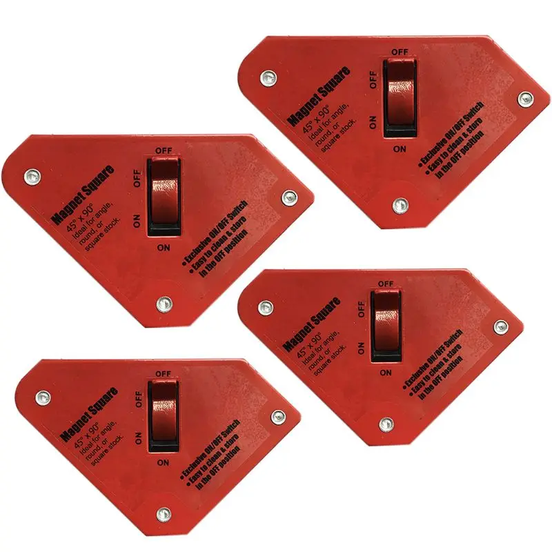 

30Lb ON/Off Switch Magnetic Welding Holder Soldering Locator Strong Magnetic Clamp Arrow Welder Positioner Fixture Weld G8TB