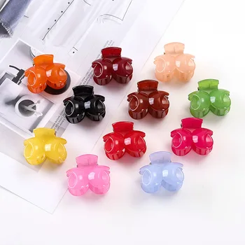 

36PC candy color Hair Claws claps for Women girls childs Hairpin Crabs Hair Claw Clips Accessories washface Headwear Ornament E3