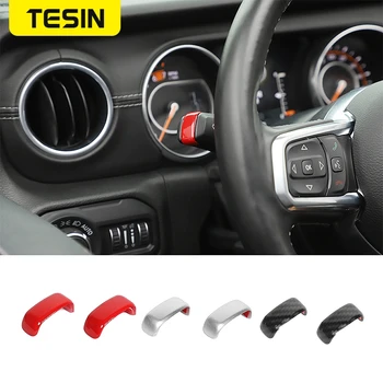 

For Jeep Wrangler Gladiator JT JL JLU 2018 2019 2020 Wiper Lever Turn Signal Control Decorative Cover Trim Interior Accessories