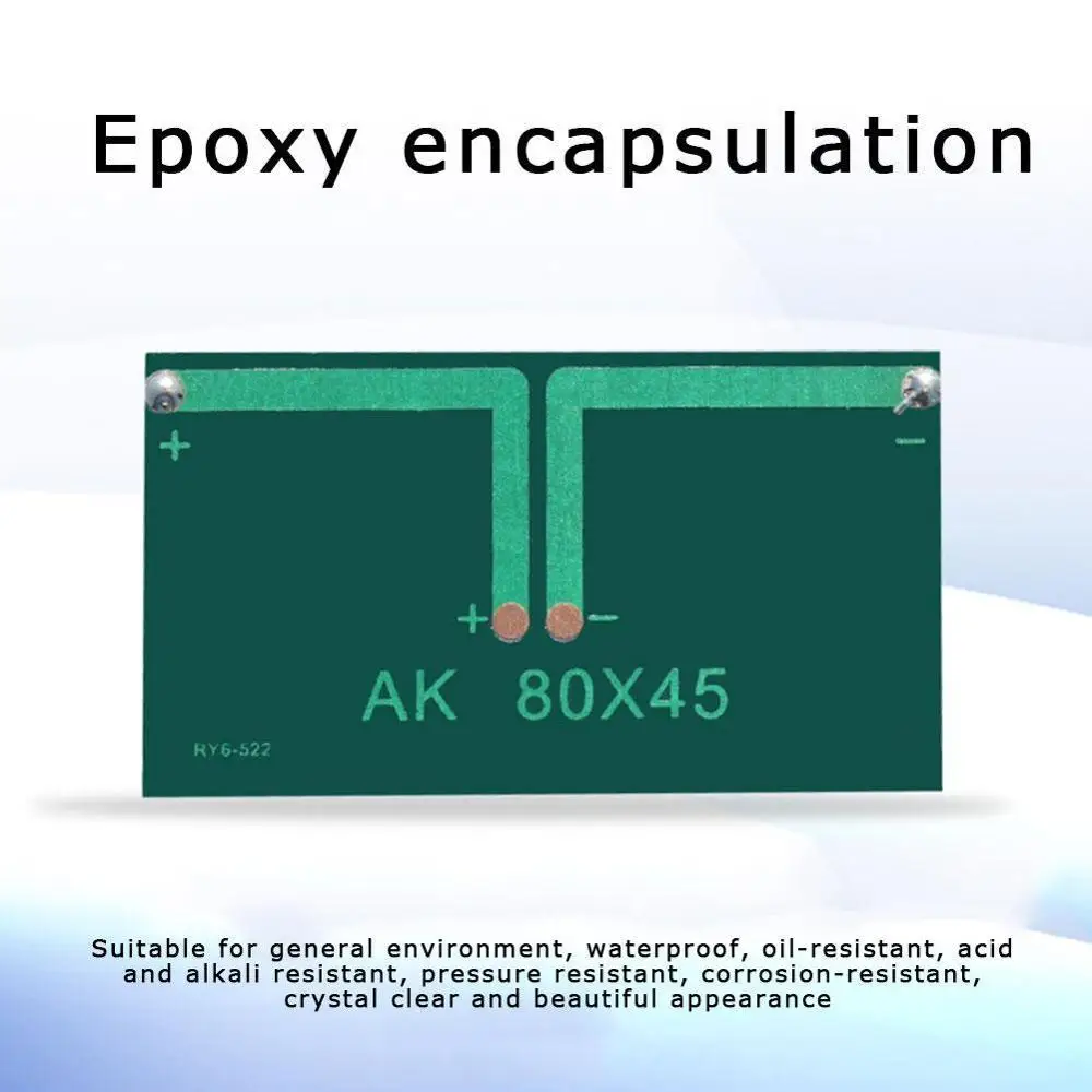 Панель солнечных батарей 80x45 мм 5 В 75 мА клеевая панель сделай сам силиконовых