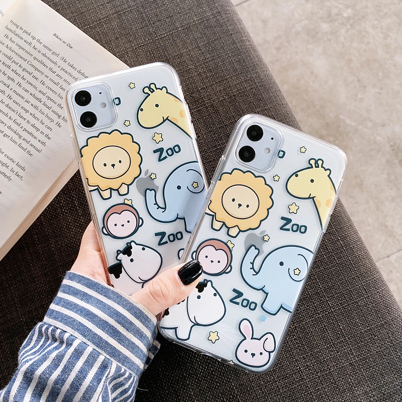 Прозрачный чехол для iPhone 11 Pro Max X XS XR 7 8 plus 6 6s SE 2020|Бамперы| |