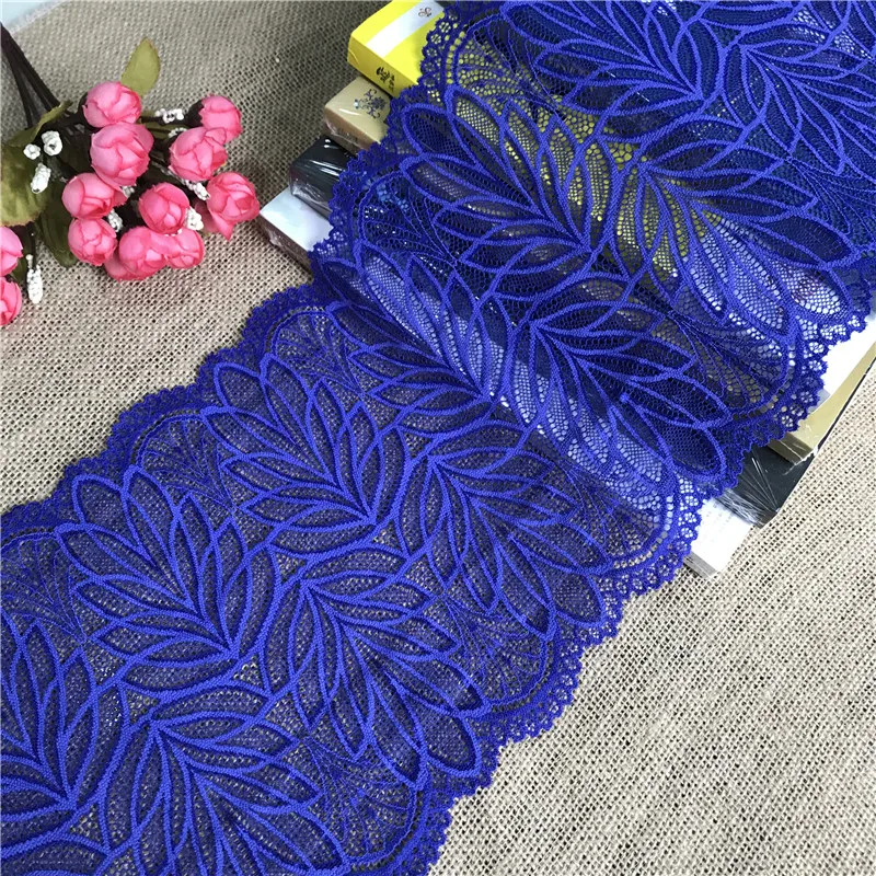 

*E2895 high quality lace lace ribbon 19.6cm wide stretch African lace lace ribbon used for crafts decoration Diy