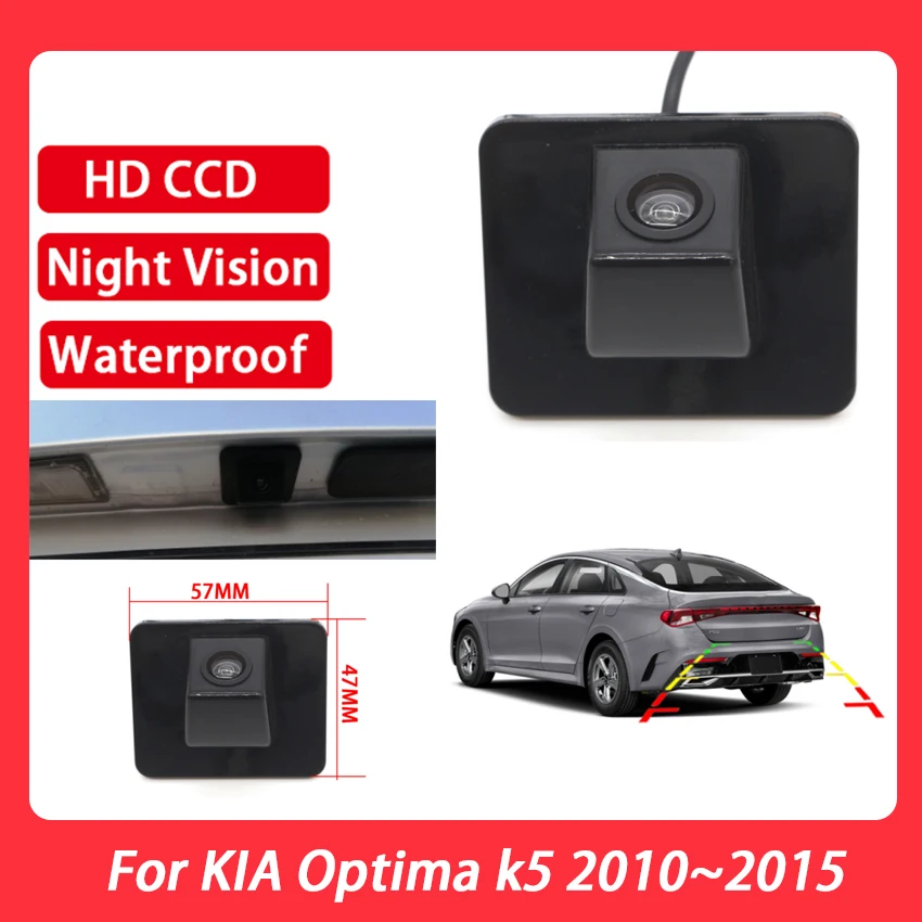 Камера заднего вида автомобиля ПЗС Full HD ночное видение водонепроницаемая для KIA