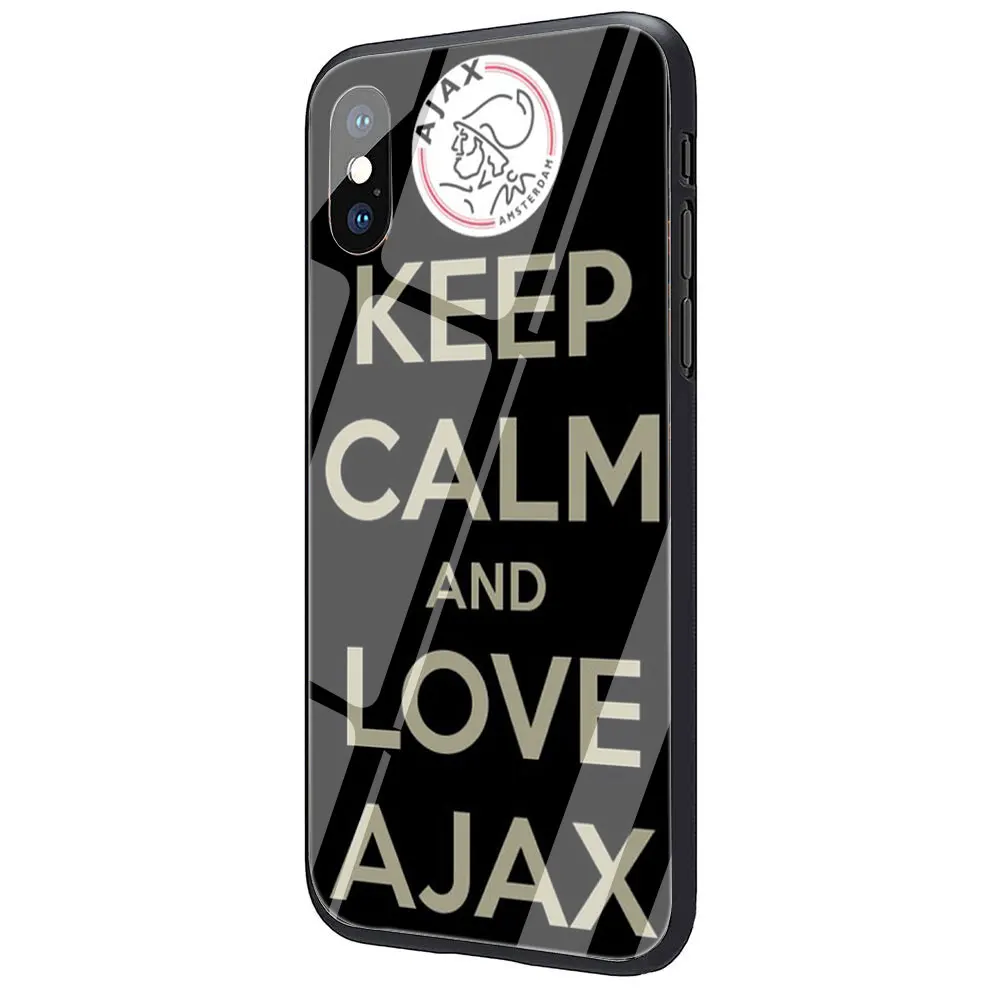 EWAU Ajax Team чехол для телефона из закаленного стекла для iPhone 11 Pro 6 6S Plus 7 8 Plus X XS XR XS Max - Цвет: G7