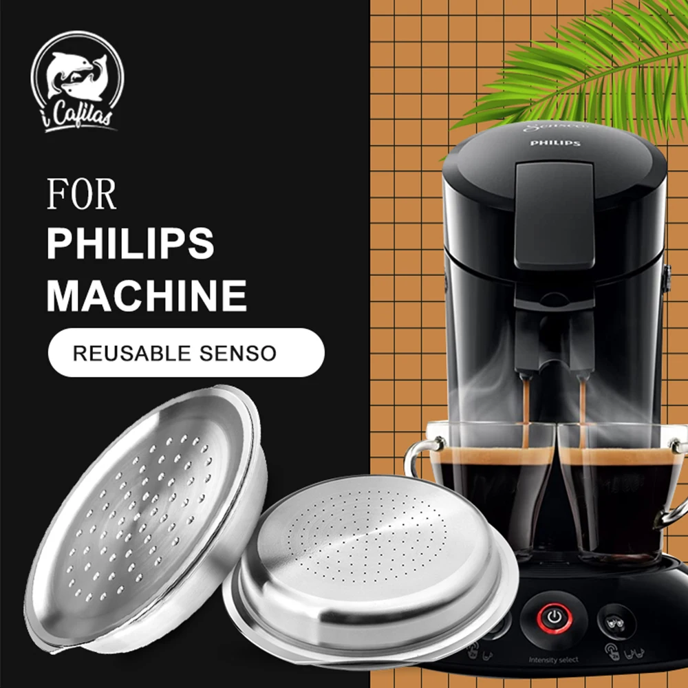 Lieve Gezond eten Prematuur Rvs Herbruikbare Koffie Capsule Peulen Compatibel Met Philips Senseo  Machine Koffiezetapparaat Filter Metal Sabotage