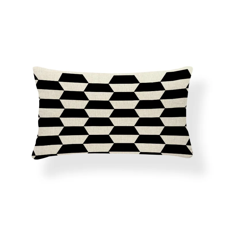 Beautiful Designer Modern Rectangle Cushion Cover Only Sale Sale 