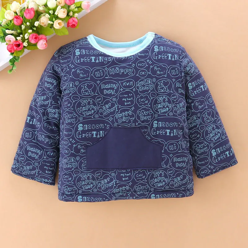 Happy Baby Bear/хлопковое пальто в Антарктическом стиле; теплый топ без подкладки для новорожденных; одежда для малышей