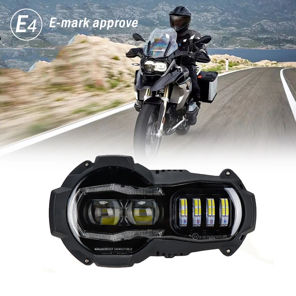  New ArrivalMotorcycle LED Headlights Projector for BMW R1200GS 2004-2012 R 1200GS ADV Adventure 200 - 32993669456