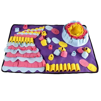 

1PC Pet Sniffing Blanket Pet Feeding Training Mat Slow Eating Mat For Pet Cat Dog Puppies