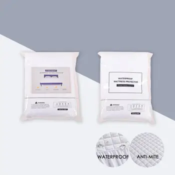 

Qulited Waterproof Bed Cover Mattress Protector Breathable Anti Mite Waterproof Bed Sheet for Mattress Topper Queen with Elastic
