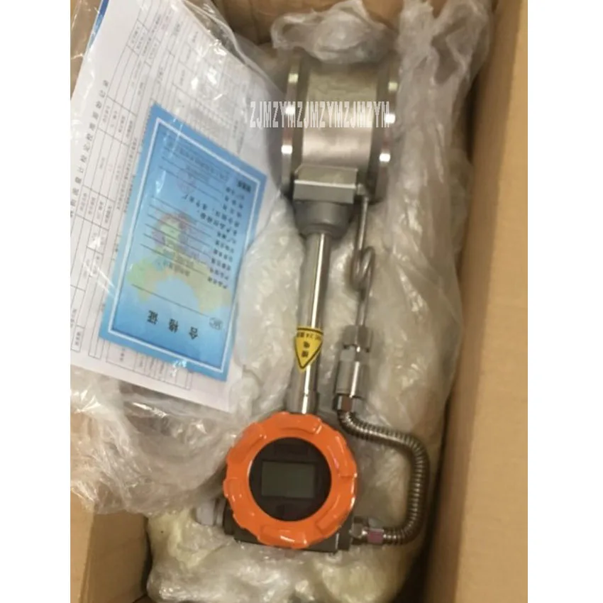 

DN50 Pulse No Display Gas Vortex Flowmeter Gas Flow Meter Steam Compressed Air Metering Liquid Natural Gas Flow Meter DC24V