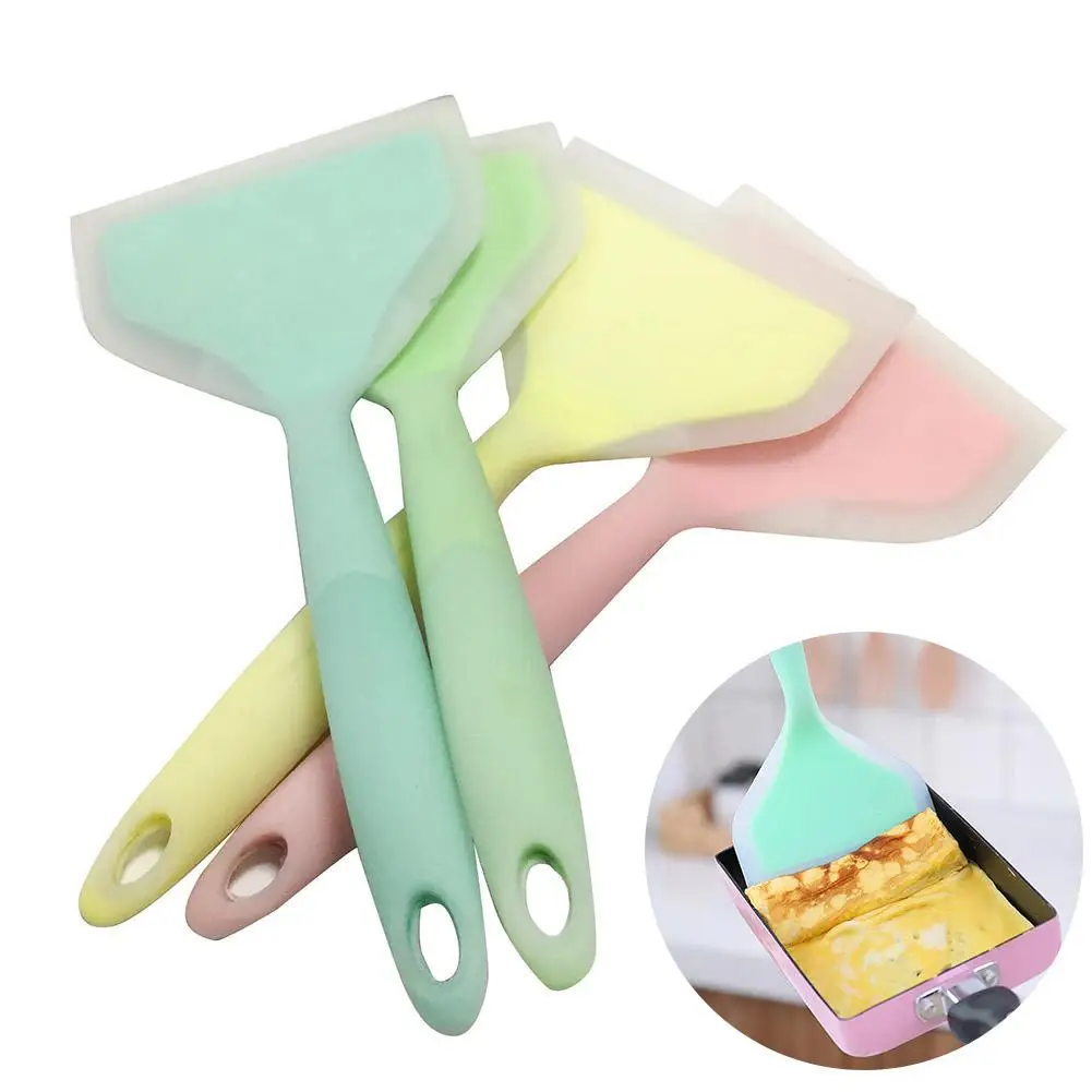 1PC Cream Butter Cake Spatula Butter Mixer Brushes Heat Resistant Food Grade Silicone Spatula for Non-Stick Pan Kitchen Utensil