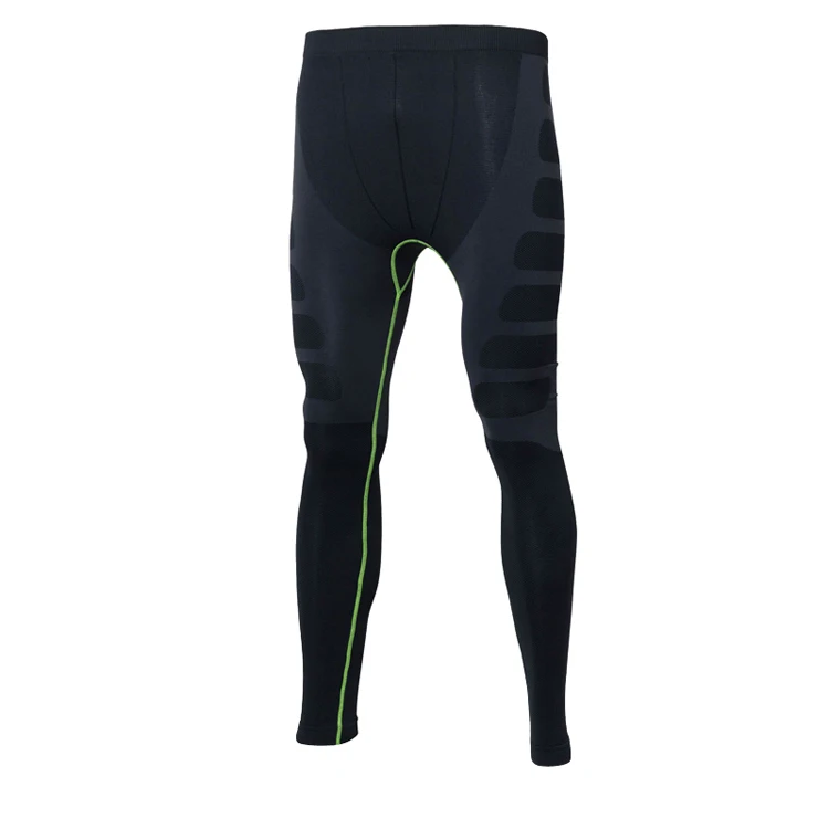 green line Yuerlian Gym компрессионные штаны для бодибилдинга, Hombre, леггинсы для фитнеса, брюки, спортивные колготки, Мужские штаны для бега - Цвет: green line