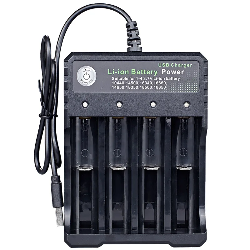 Double Li-ion Battery Battery Chargers Rechargeable For 18650 16340 14500 