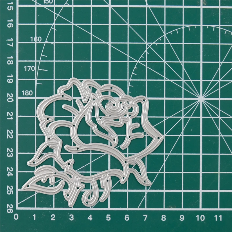 

YaMinSanNiO Flower Dies Rose Metal Cutting Dies Scrapbooking New 2019 Craft Dies Embossing Stencil Card Making Decoration